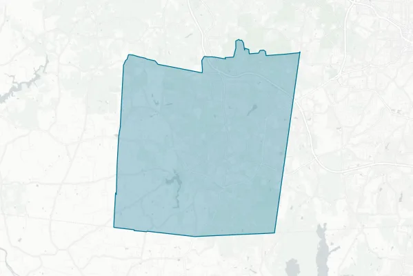 Chapel Hill-Carrboro City Board of Education — detail map