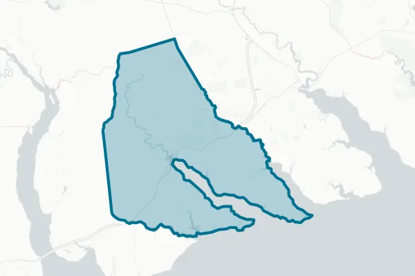 Perquimans County — detail map
