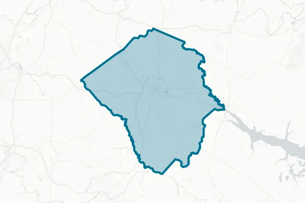 Pitt County Board of Education — detail map