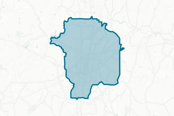 Asheboro City Board of Education — detail map