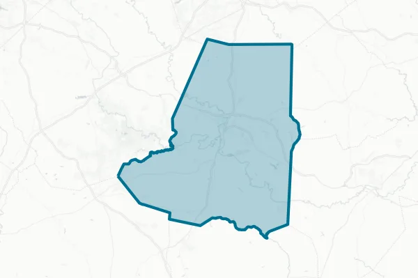 Wayne County Board of Education — detail map