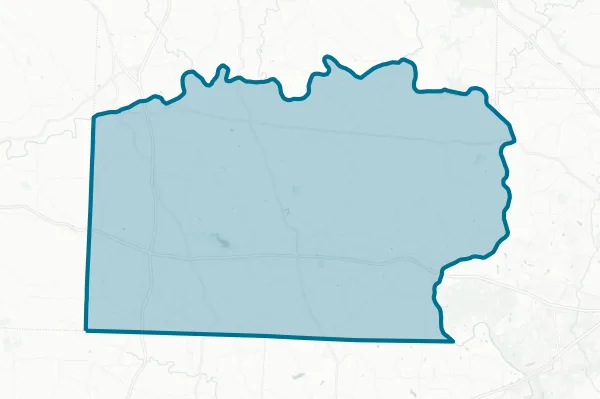 Yadkin County — detail map