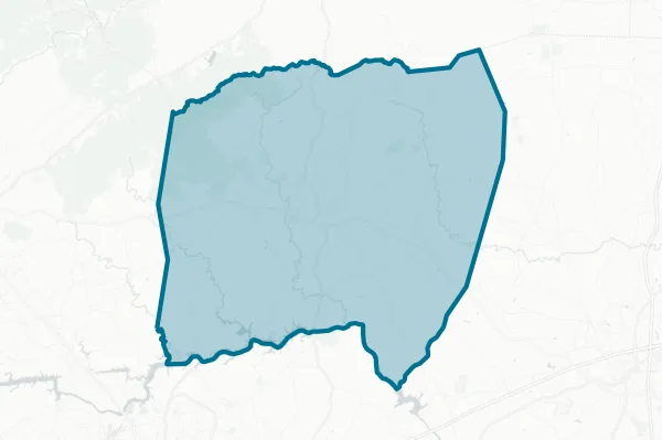 Alexander County — detail map
