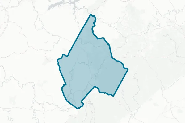 Avery County — detail map