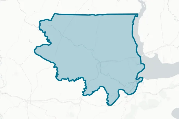 Bertie County — detail map