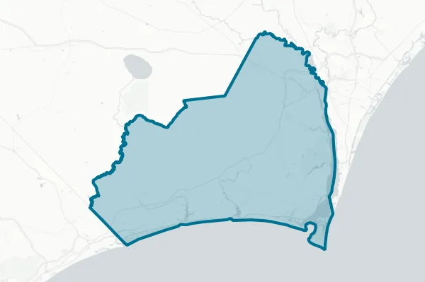 Brunswick County — detail map