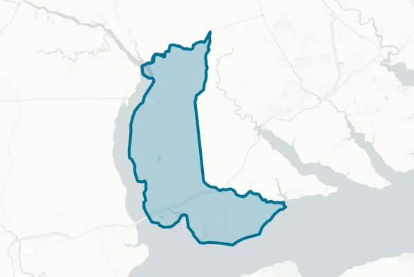 Chowan County — detail map