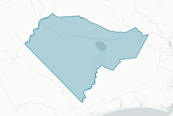 County of Columbus — detail map