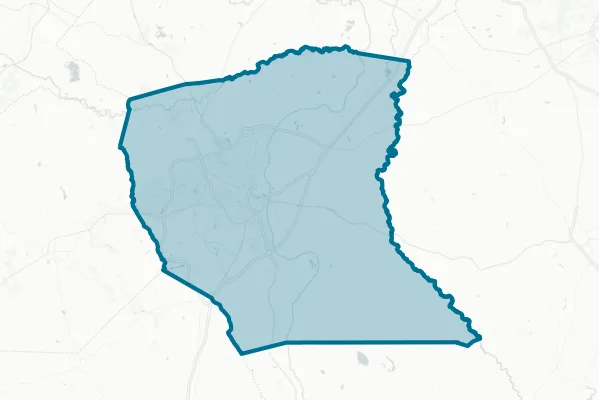 County of Cumberland — detail map