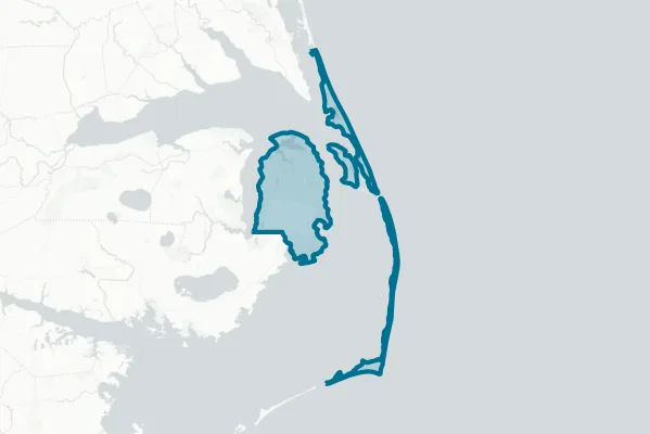 Dare County — detail map