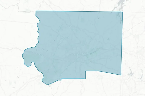 Forsyth County — detail map