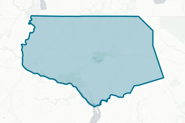 Gates County — detail map