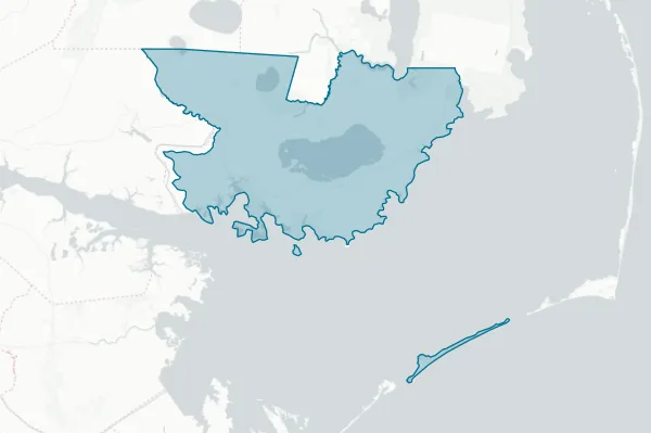Hyde County — detail map