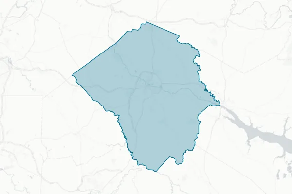 Pitt County — detail map