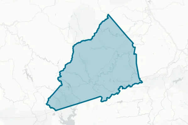 Transylvania County — detail map