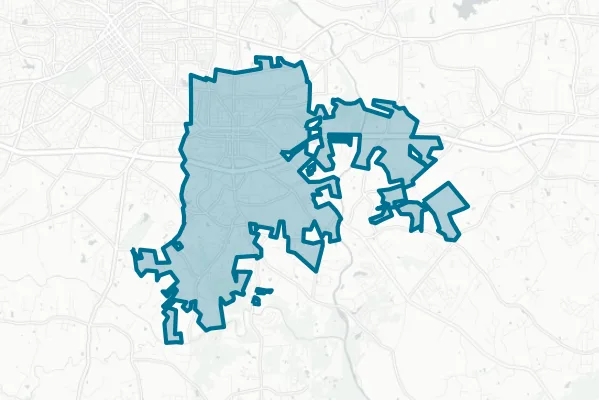 City of Graham — detail map