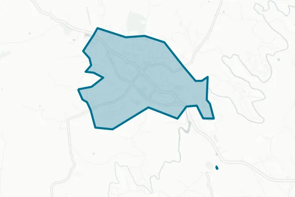 Town of Sparta — detail map
