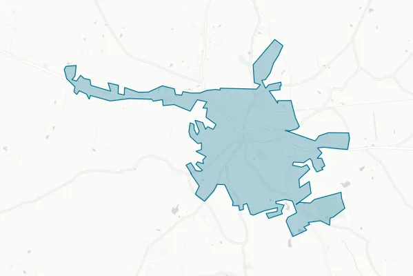 Town of Wadesboro — detail map