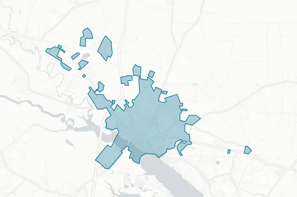City of Washington — detail map