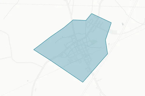 Town of Aulander — detail map