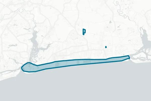Town of Holden Beach — detail map