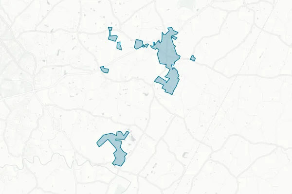 Town of Mount Pleasant — detail map