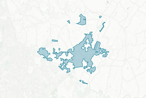 Town of Midland — detail map