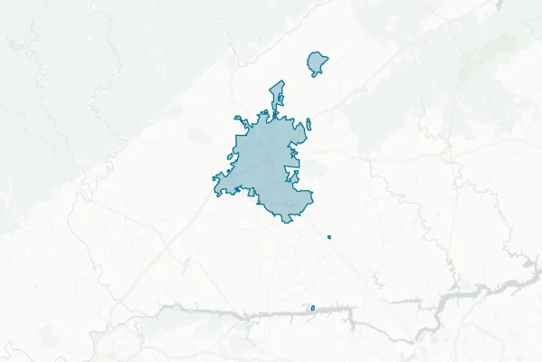 City of Lenoir — detail map