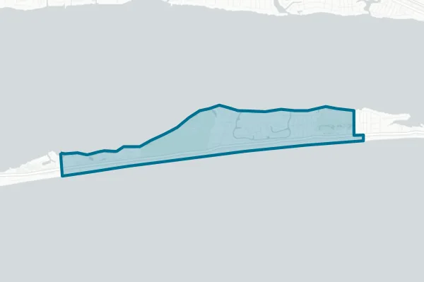 Town of Pine Knoll Shores — detail map