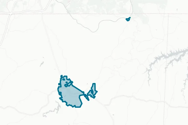 Town of Yanceyville — detail map