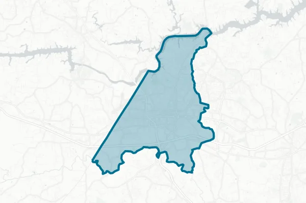 Hickory City Board of Education — detail map