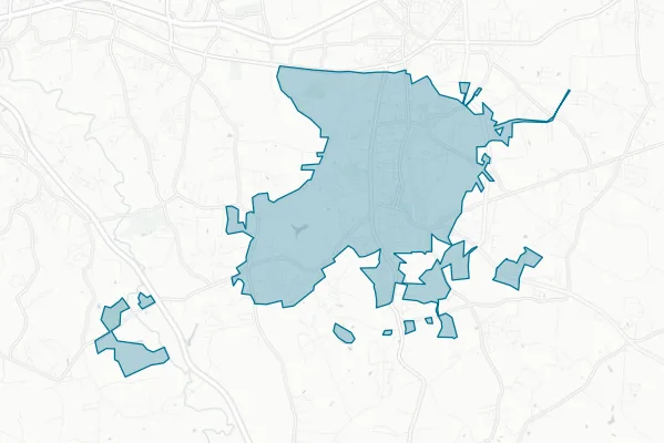 City of Newton — detail map