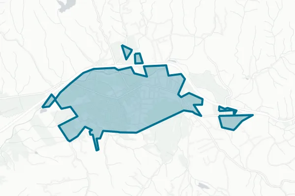 Town of Andrews — detail map