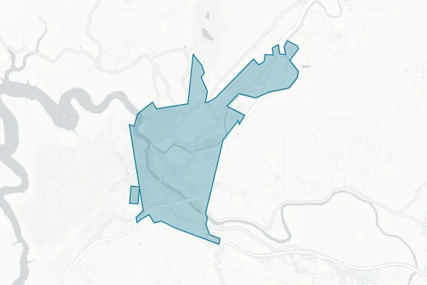 Town of Murphy — detail map