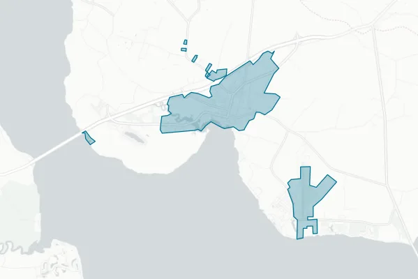 Town of Edenton — detail map