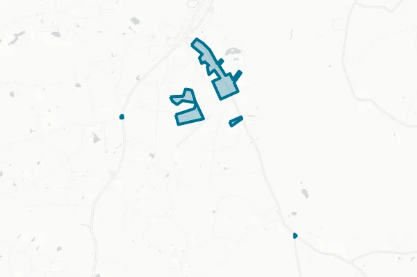 Town of Brunswick — detail map