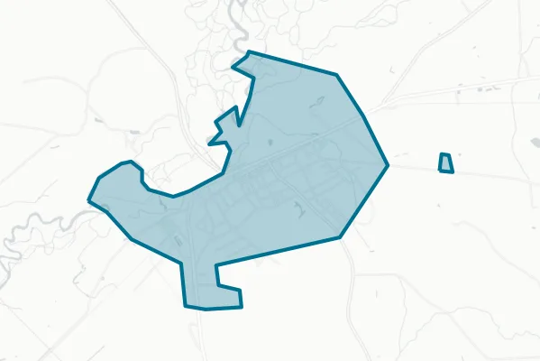 Town of Fair Bluff — detail map