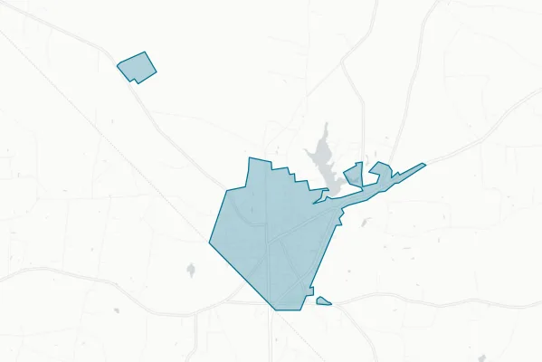 Town of Tabor City — detail map