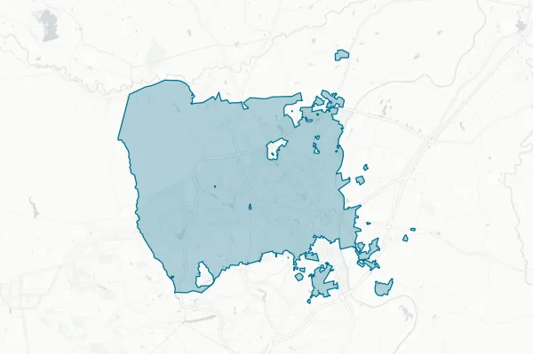 City of Fayetteville — detail map