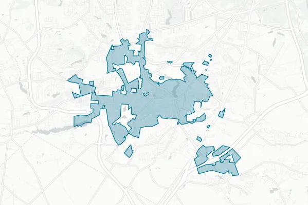 Town of Hope Mills — detail map