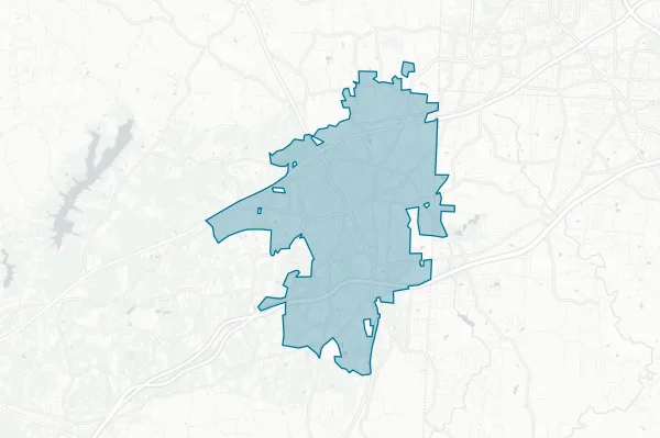 City of Thomasville — detail map