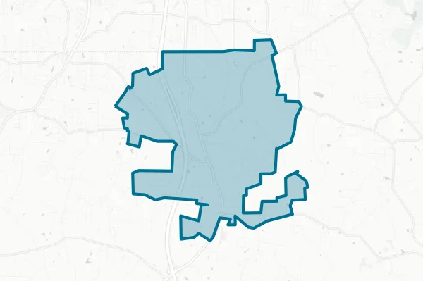 Town of Midway — detail map
