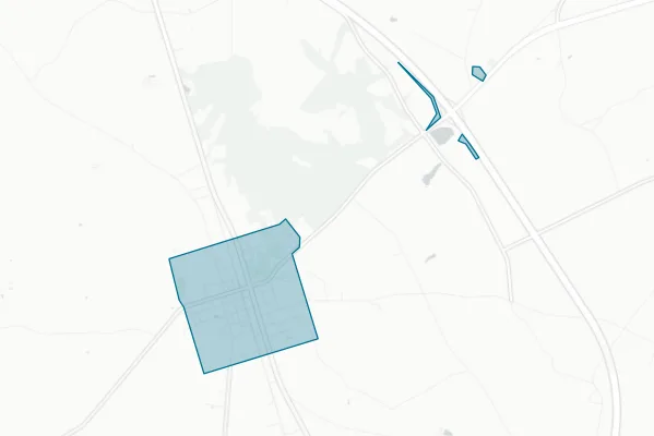 Town of Magnolia — detail map