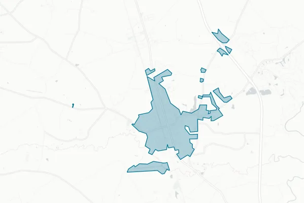 Town of Wallace — detail map