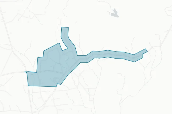 Town of Greenevers — detail map