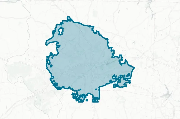 City of Winston-salem — detail map