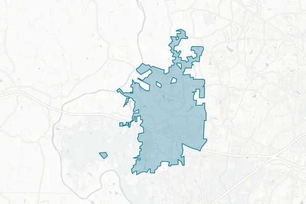 Town of Lewisville — detail map