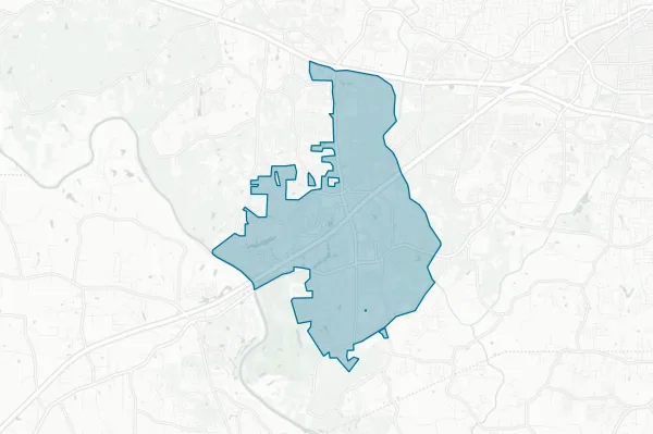 Village of Clemmons — detail map