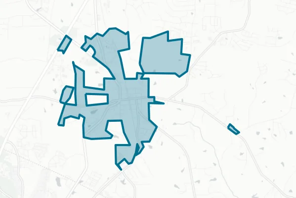 Town of Youngsville — detail map
