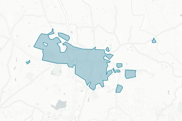 Town of Dallas — detail map